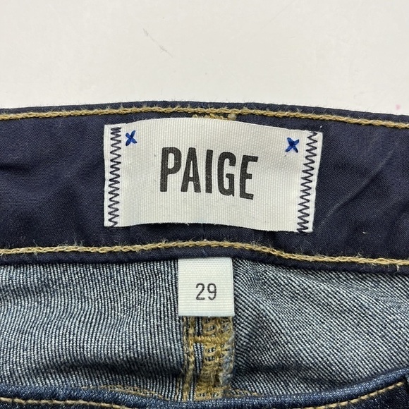 Paige Skyline Ankle Straight Leg Mid Rise Peg Size 29 - Picture 8 of 16